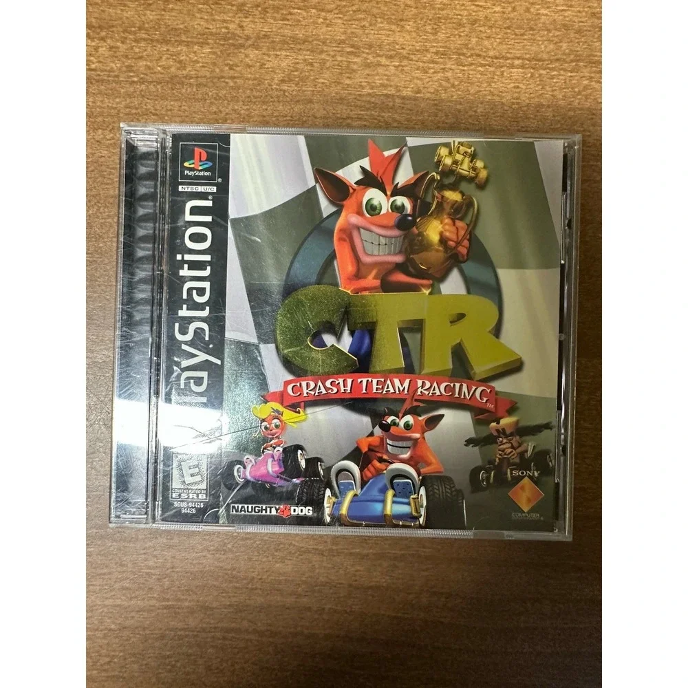 CTR (CRASH TEAM RACING) (Sony PlayStation 1, 1999) PS1 CIB -Tested&Working-